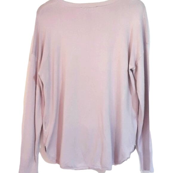 Womens Sz L Purple Lavender Fairy Soft Viscose Blend Long Sleeve Top Ellen Tracy - Picture 3 of 12